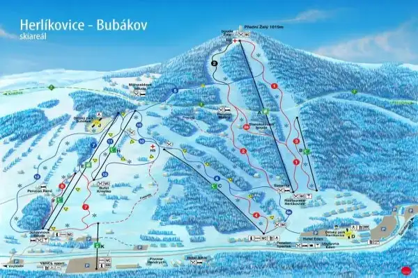 Skigebied Herlikovice - Bubakov